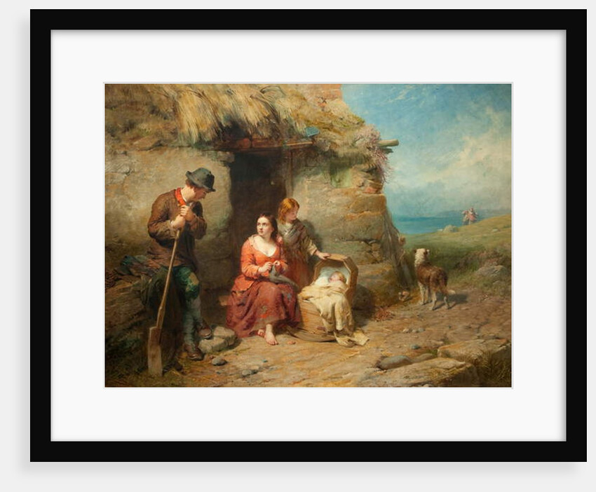 Exterior of Irish Cabin by James John Hill