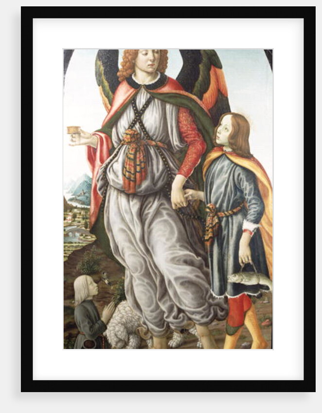 Tobias and the Archangel Raphael by Francesco Botticini