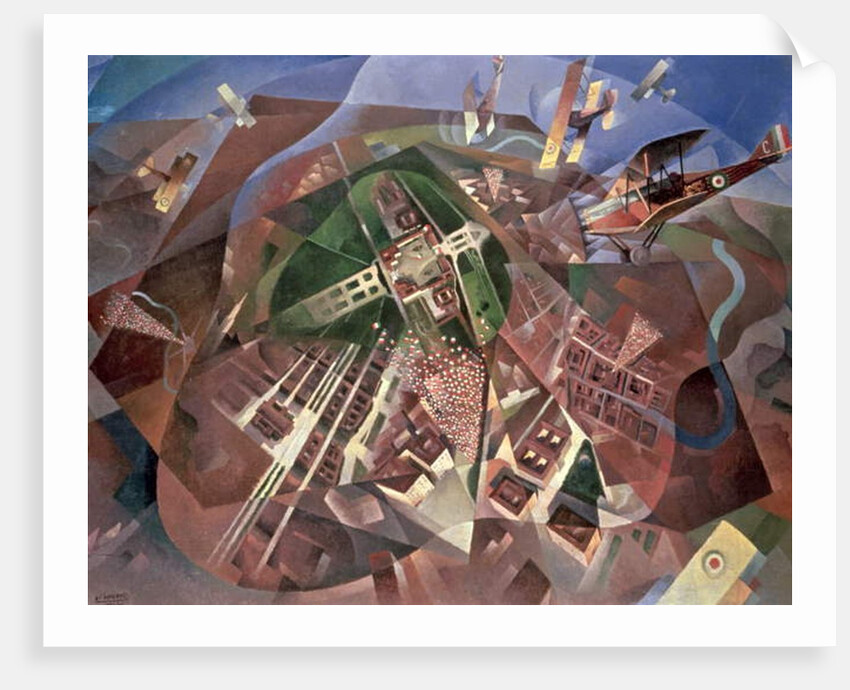 Flight Over Vienna, 1933 by Alfredo G. Ambrosi