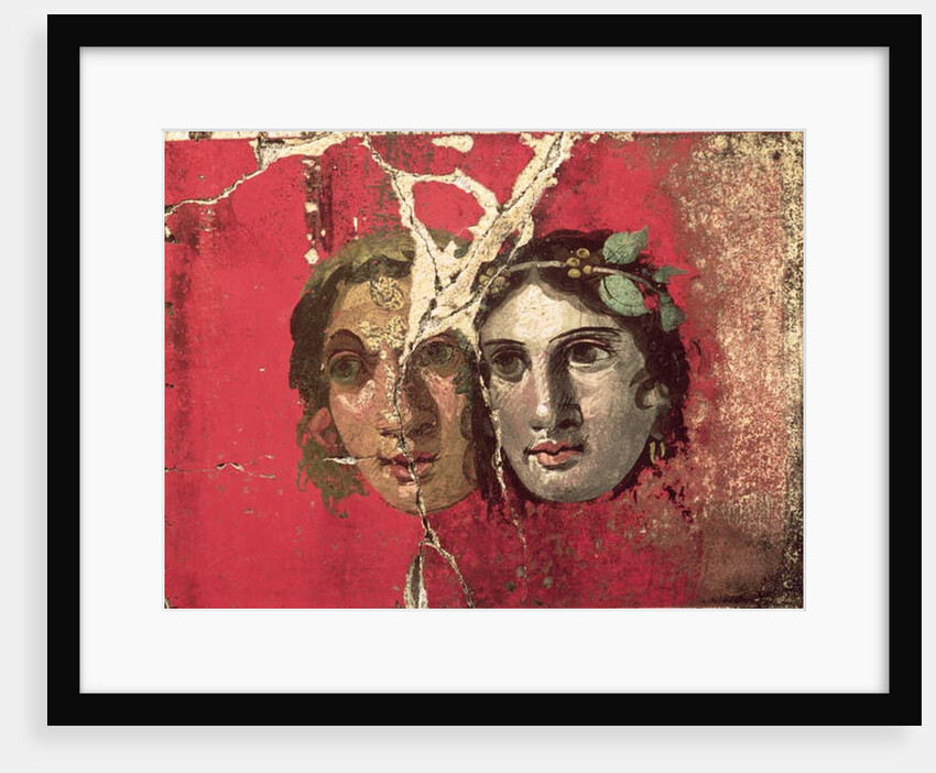 Wall painting of a couple, Pompeii, 1st century AD by Anonymous