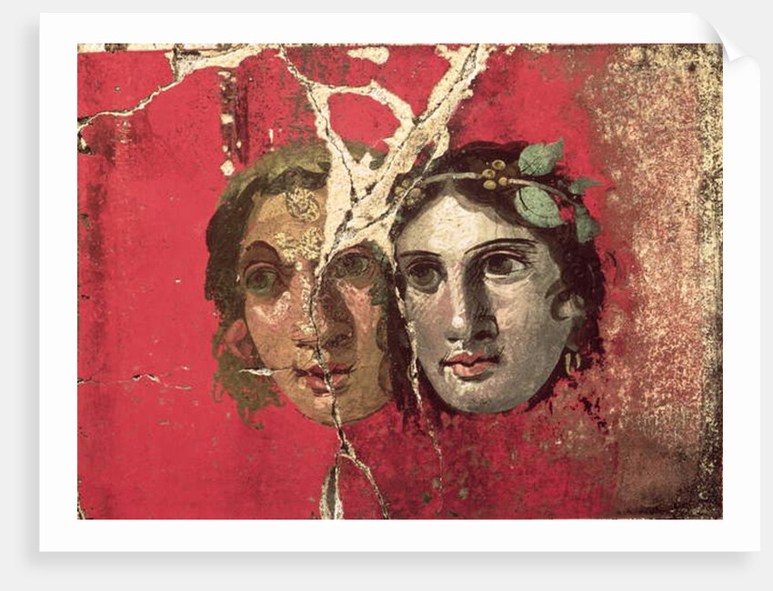 Wall painting of a couple, Pompeii, 1st century AD by Anonymous