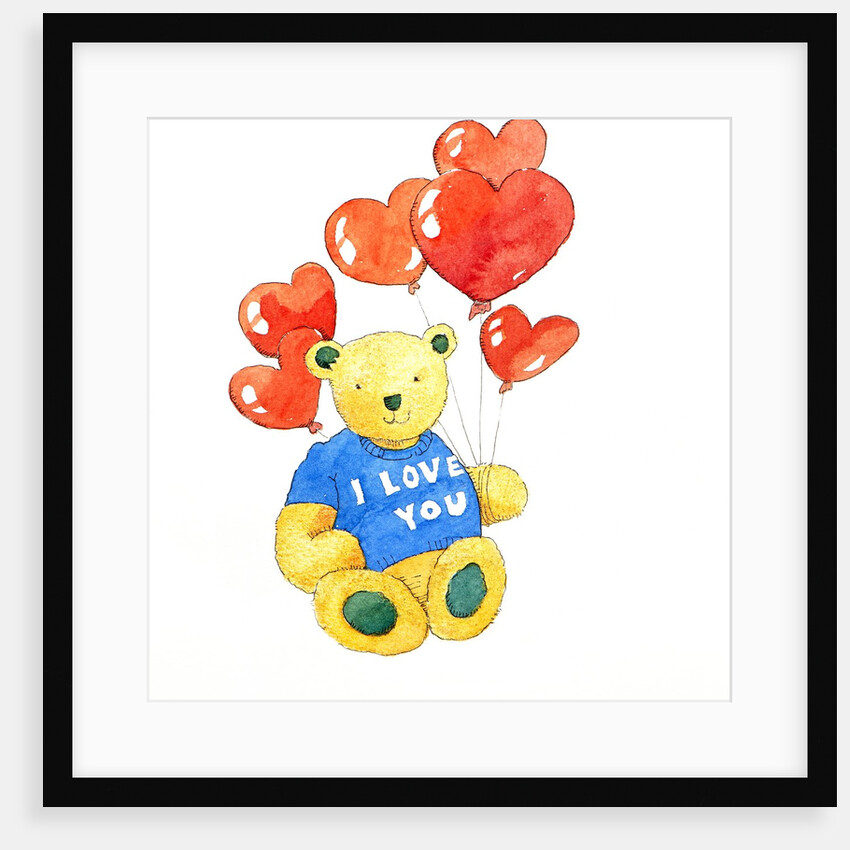 I love you bear - balloon, 2011 by Jennifer Abbott