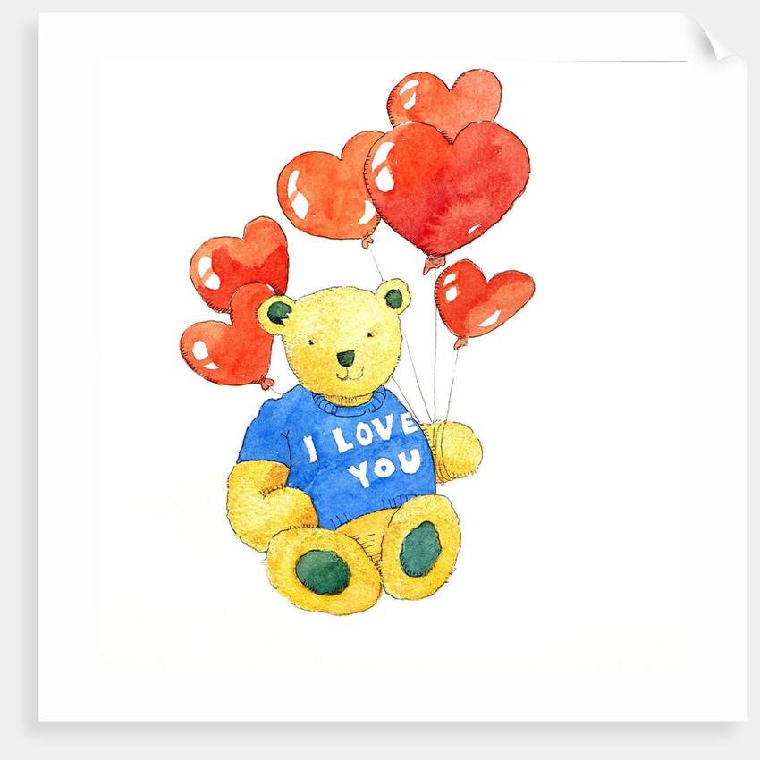 I love you bear - balloon, 2011 by Jennifer Abbott