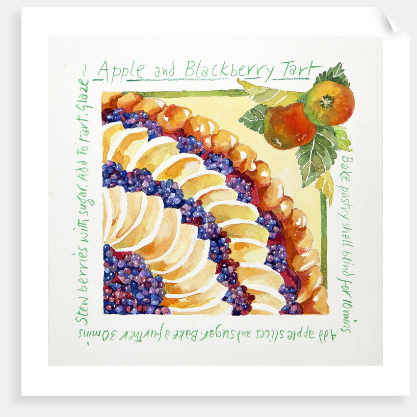 Apple blackberry tart, 2014 by Jennifer Abbott