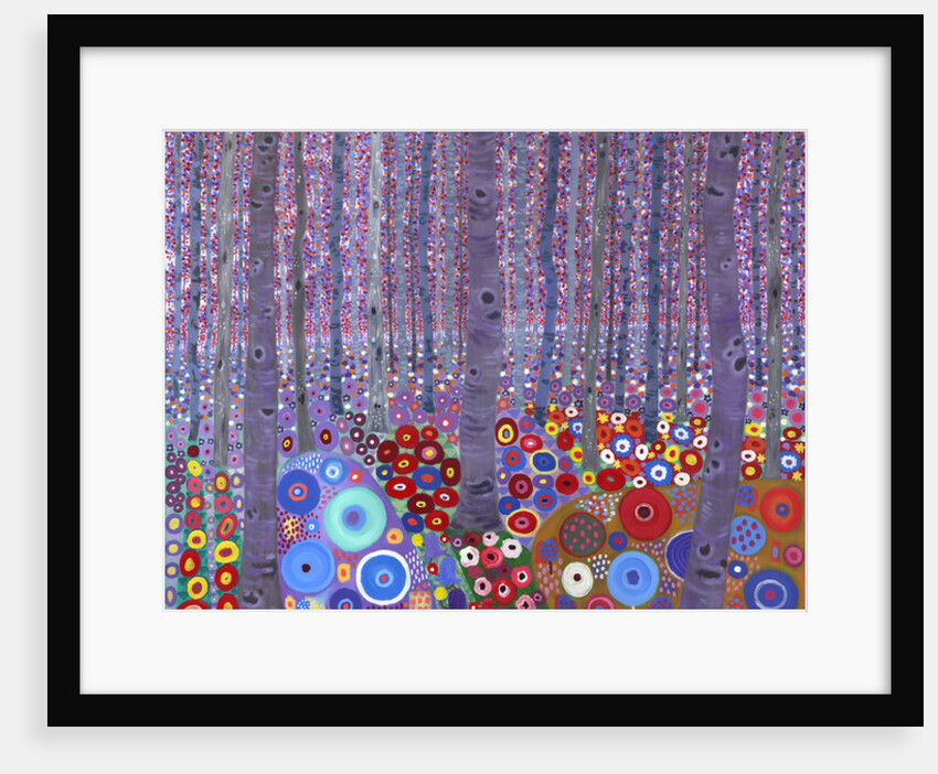 Klimt's Forest, 2010 by David Newton