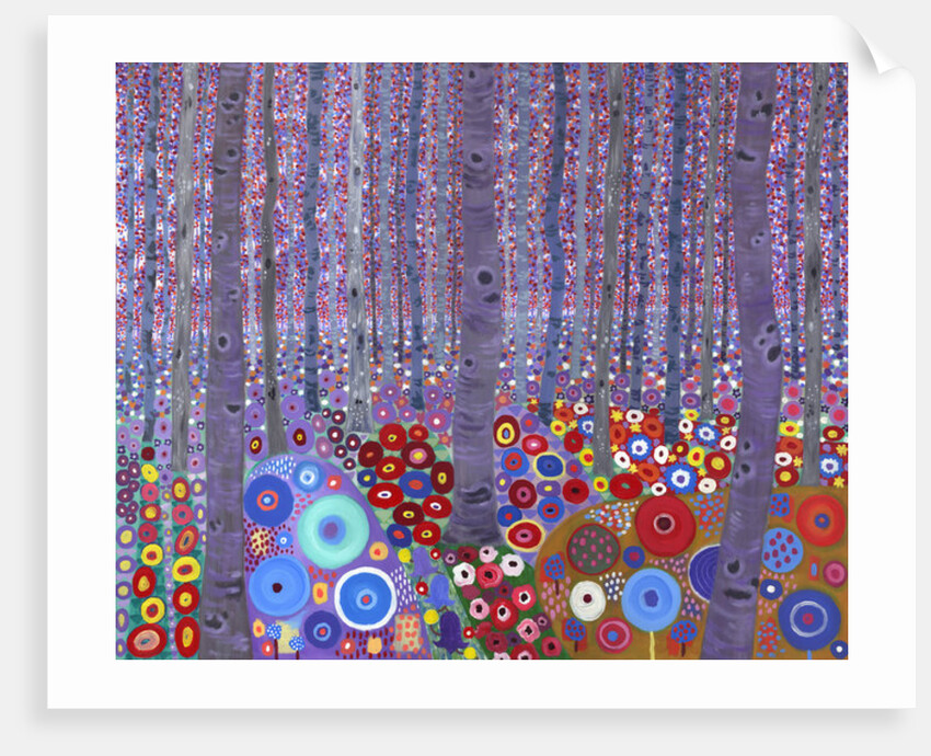 Klimt's Forest, 2010 by David Newton