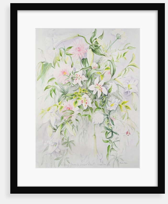 Wedding Flowers for Louisa and Robert, 1993 by Alison Cooper