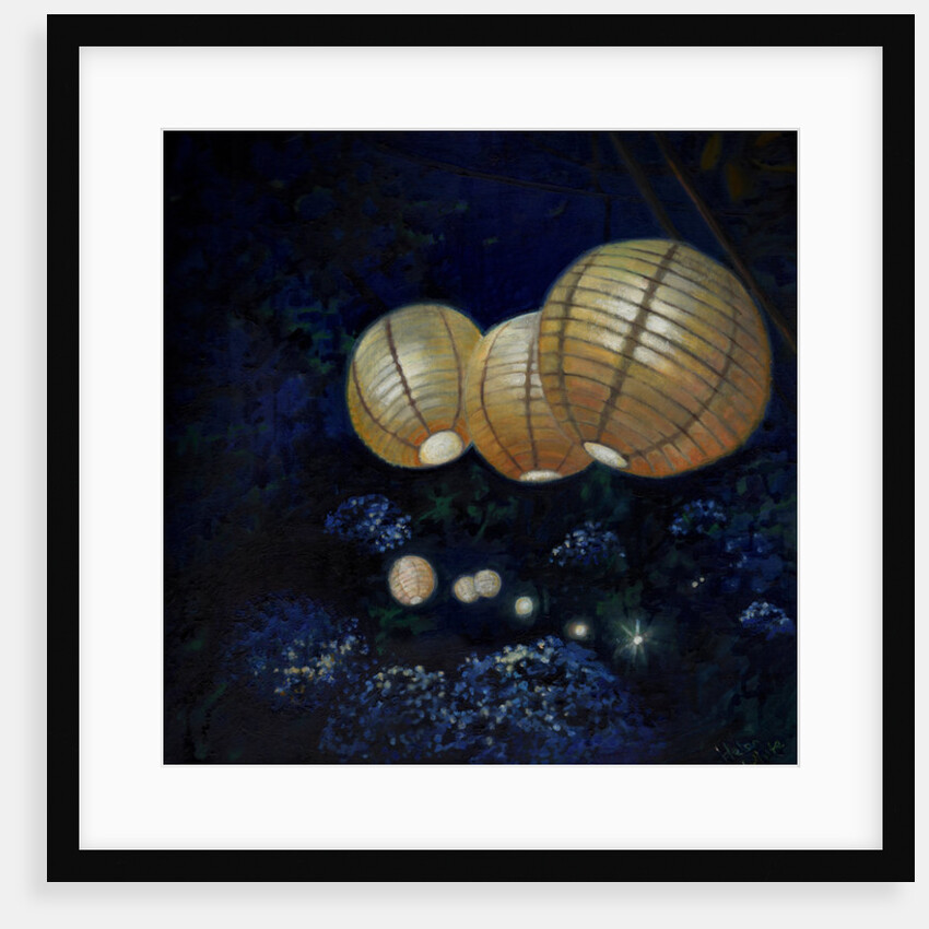 Night garden I by Helen White