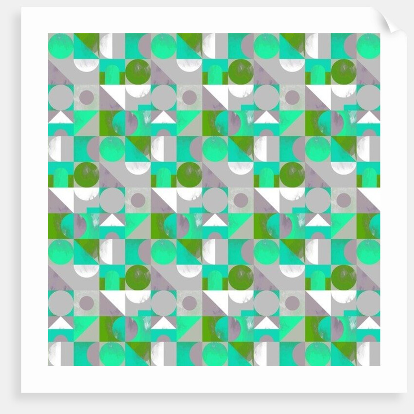 Toy Blocks small - green, 2013 by Laurence Lavallee