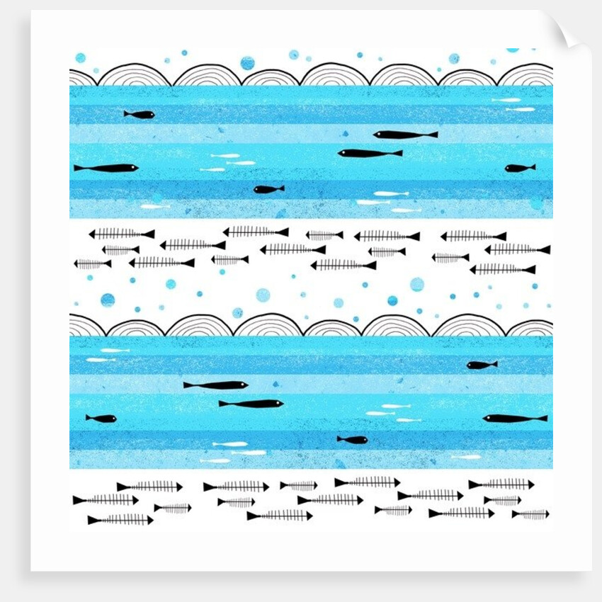 Fishes in the sea, 2014 by Laurence Lavallee