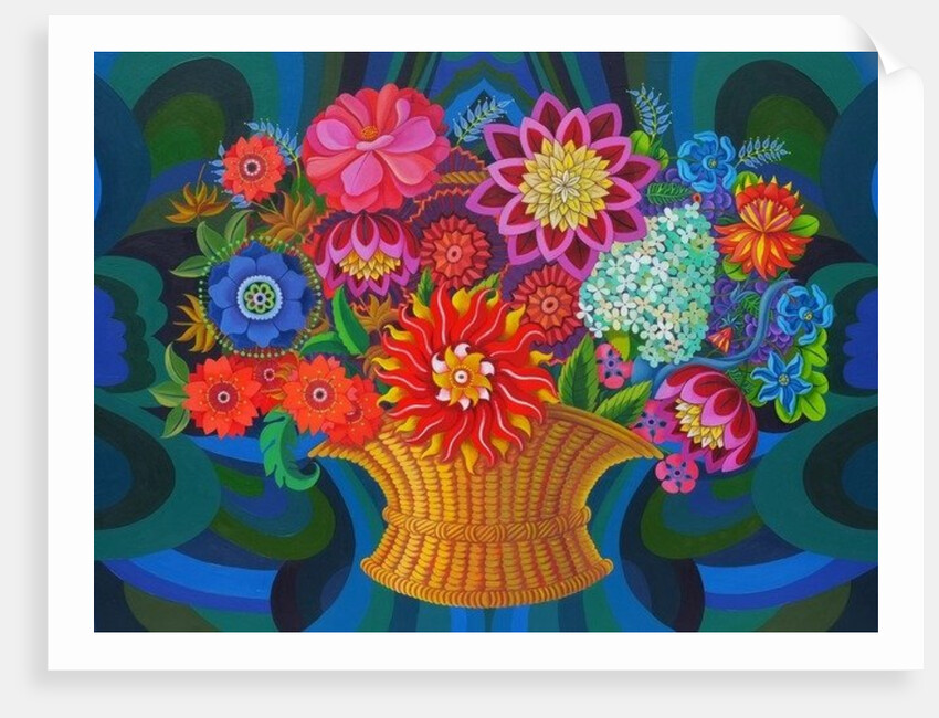 More blooms in a basket, 2013 by Jane Tattersfield