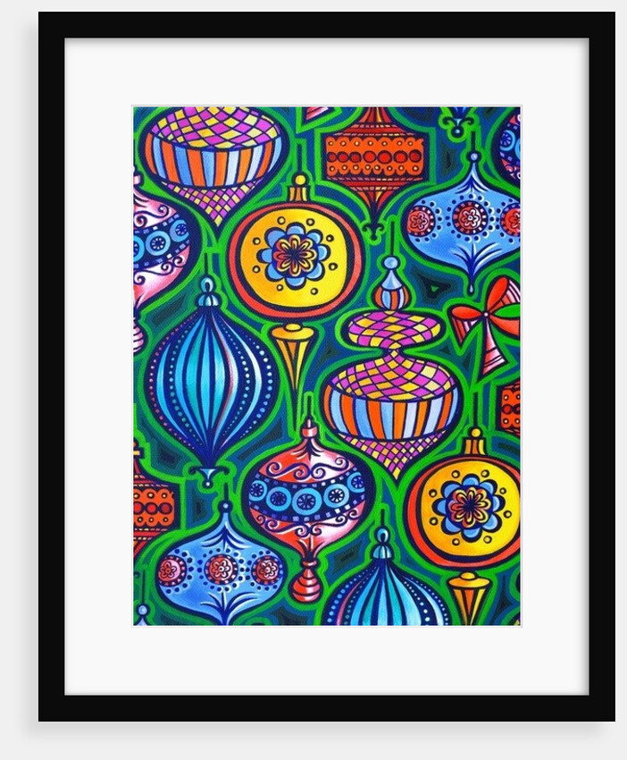 Christmas baubles, 2015 by Jane Tattersfield