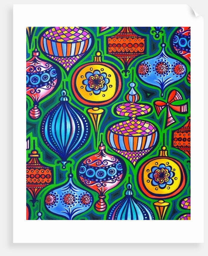 Christmas baubles, 2015 by Jane Tattersfield