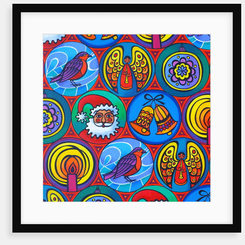 Christmas in circles, 2015 by Jane Tattersfield