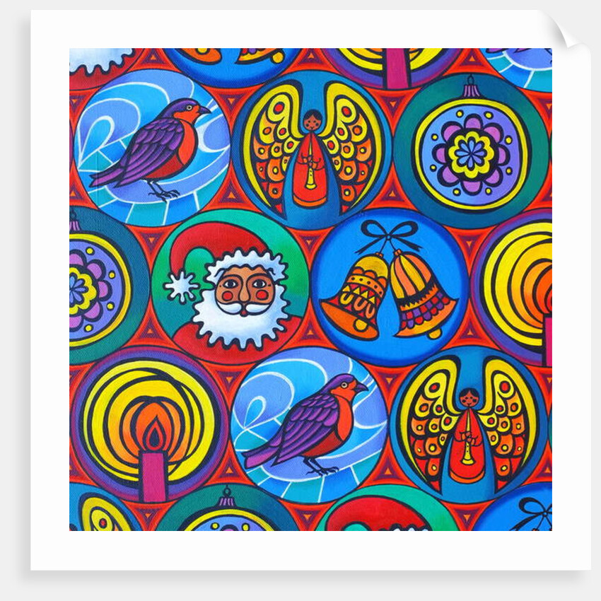 Christmas in circles, 2015 by Jane Tattersfield