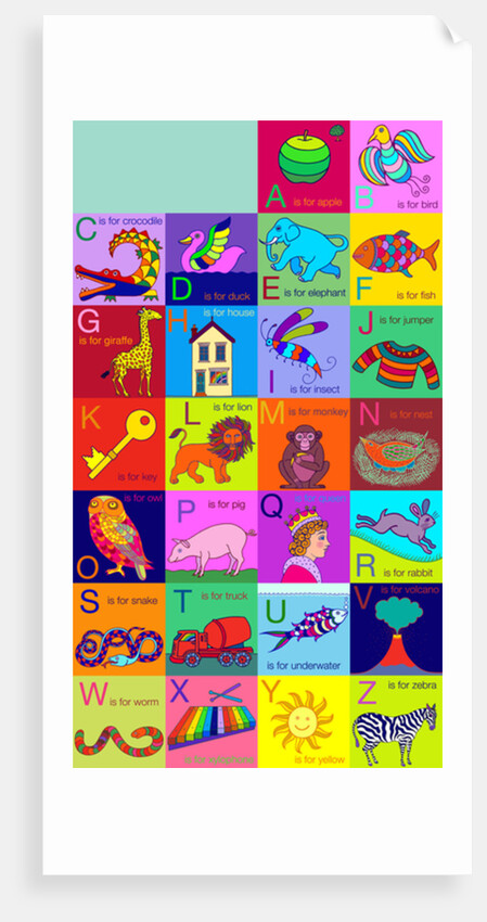 Alphabet for children, 2002 by Jane Tattersfield