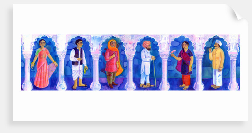 Traditional Indian clothing, 1998 by Jane Tattersfield