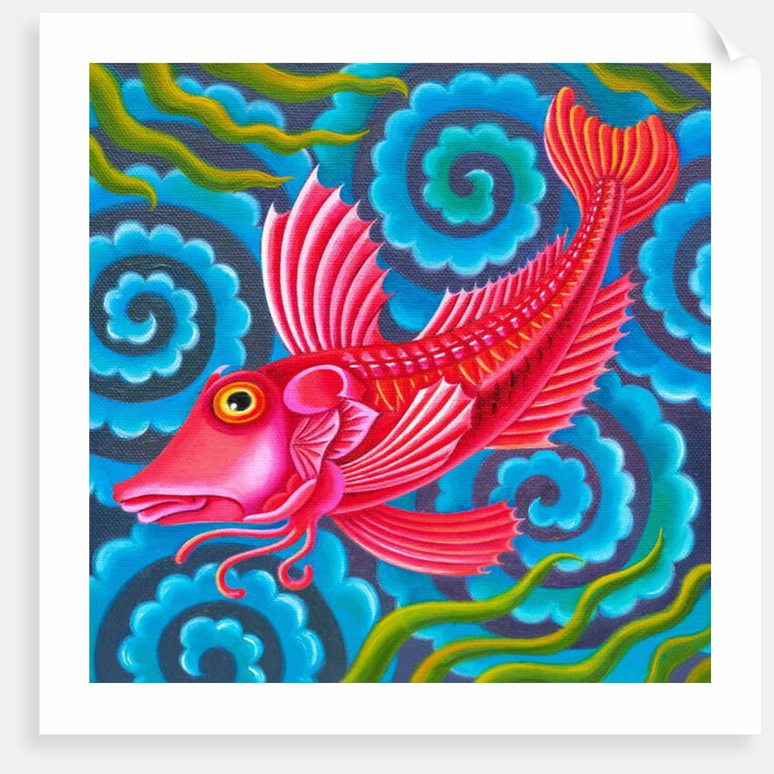 Gurnard fish, 2017 by Jane Tattersfield