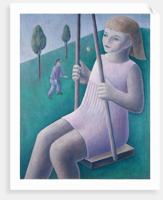Girl on Swing, 1996 by Ruth Addinall