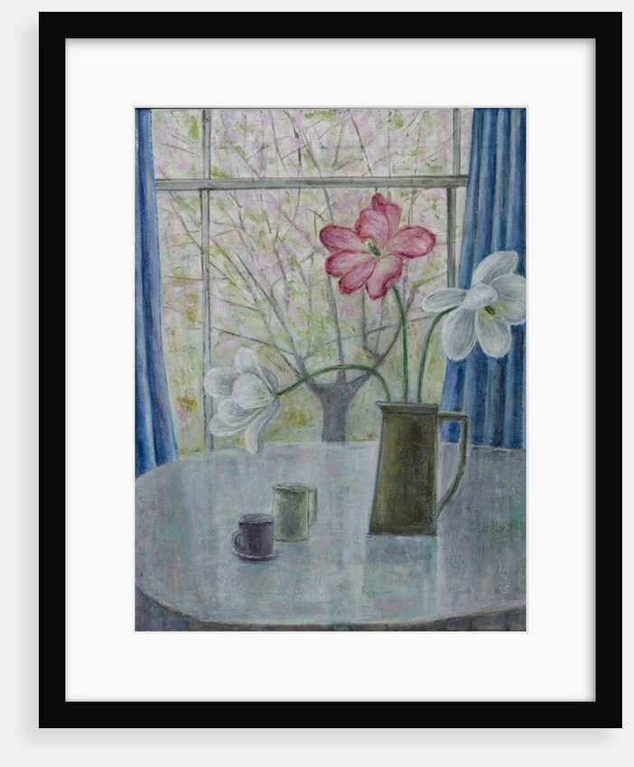 Tulips with Cherry Blossom, 2014 by Ruth Addinall