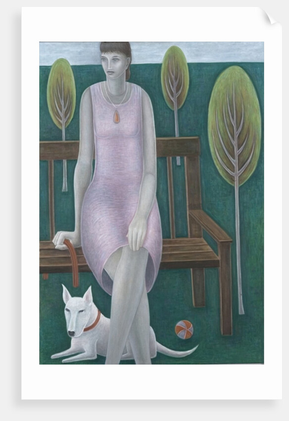 Woman in Park, 2006 by Ruth Addinall