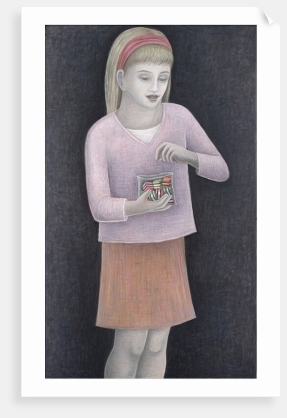 Young Girl with Sweets, 2007 by Ruth Addinall