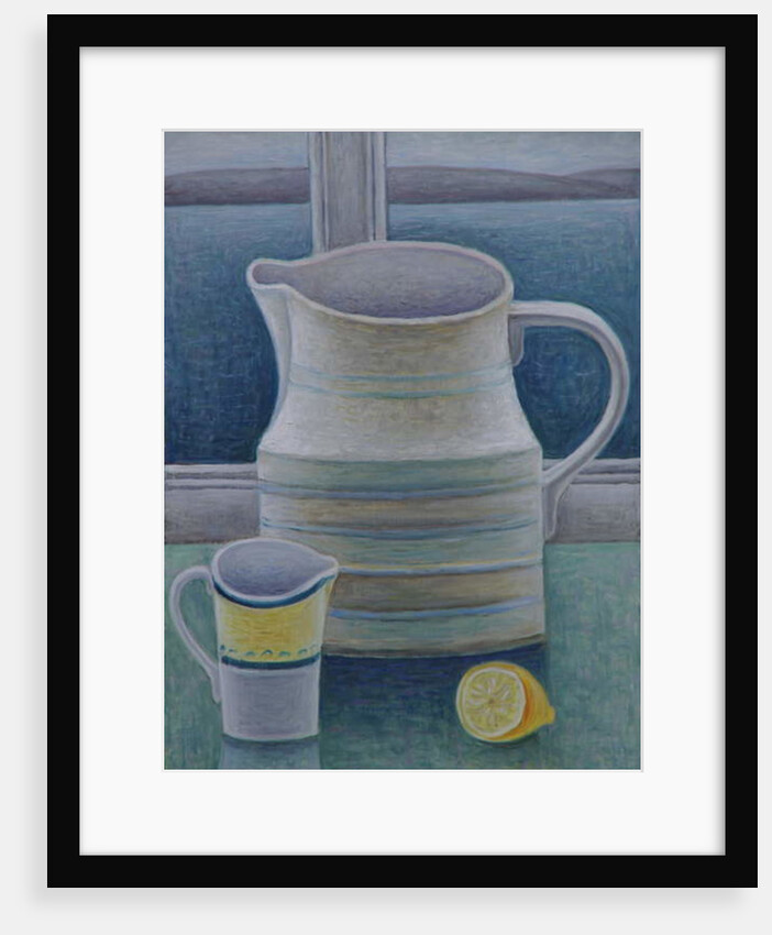 Still Life with Two Jugs and Lemon by Ruth Addinall