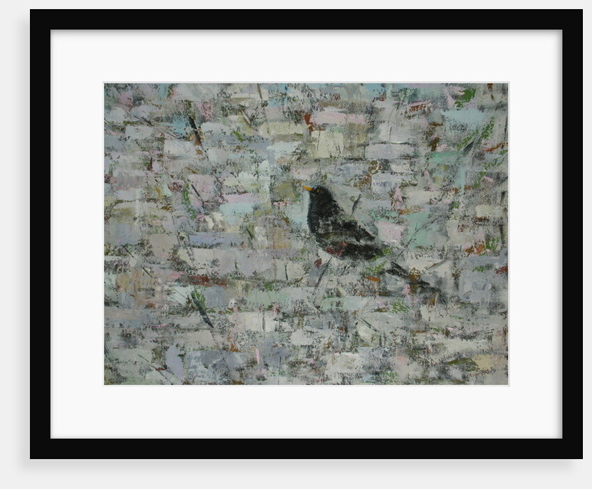 Blackbird in Tree by Ruth Addinall
