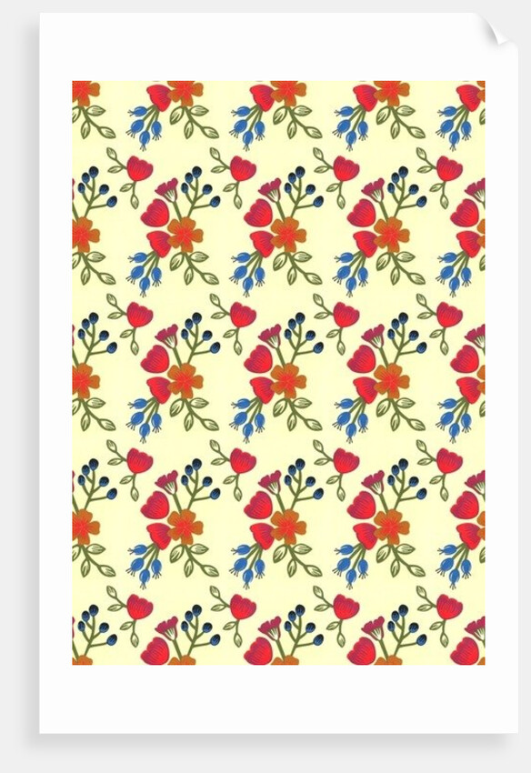 Flora print, 2015 by Isobel Barber