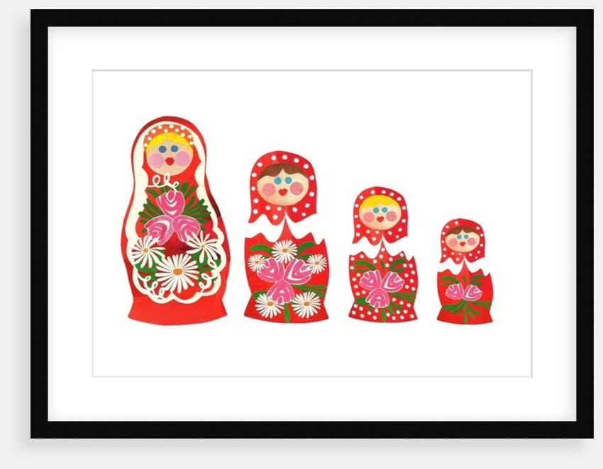 Russian dolls, 2014 by Isobel Barber