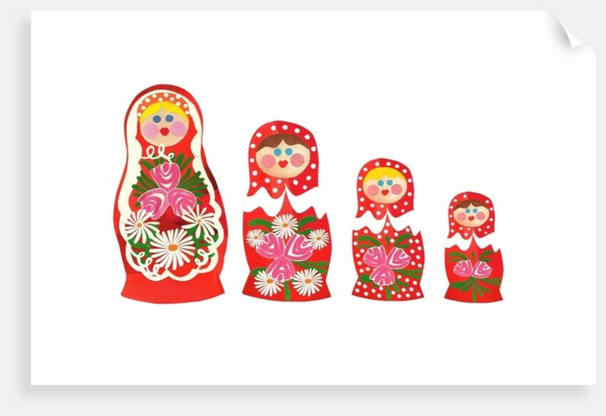 Russian dolls, 2014 by Isobel Barber
