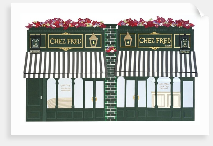 Chez Fred, 2016 paper by Isobel Barber