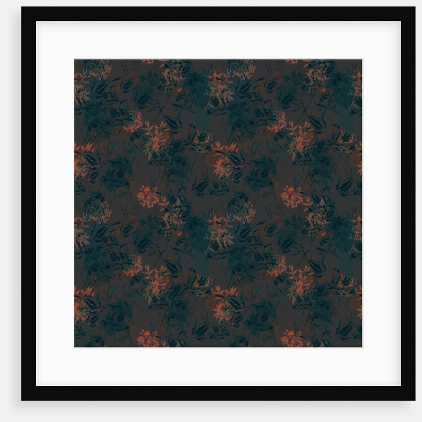 Burnt Umber Floral, 2015 by Beth Travers