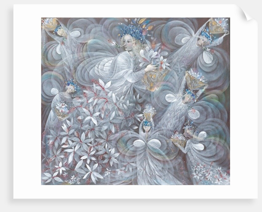 The white hibiscus, 2009 by Annael Anelia Pavlova