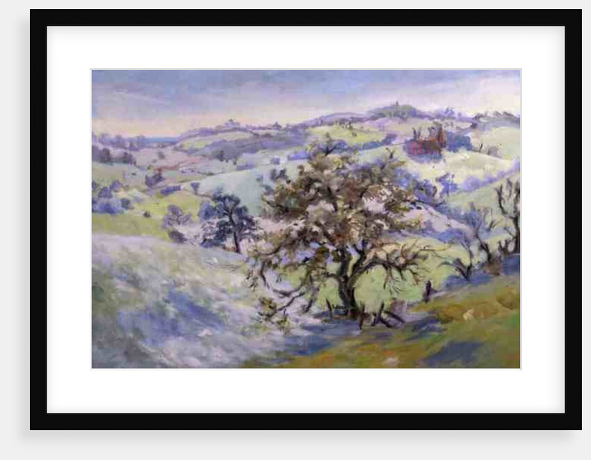 From Udimore Towards Peasmarch, Sussex, in winter by Anne Durham