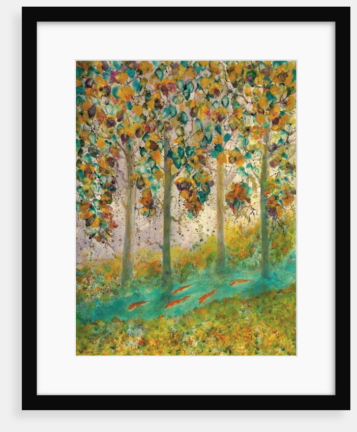 Tree Raku, 2000 by Carolyn Mary Kleefeld