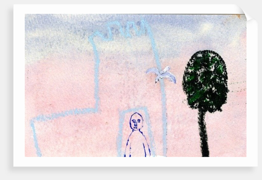 My Castle, A Seagull and A Cyprus Tree, 2005 by Gigi Sudbury