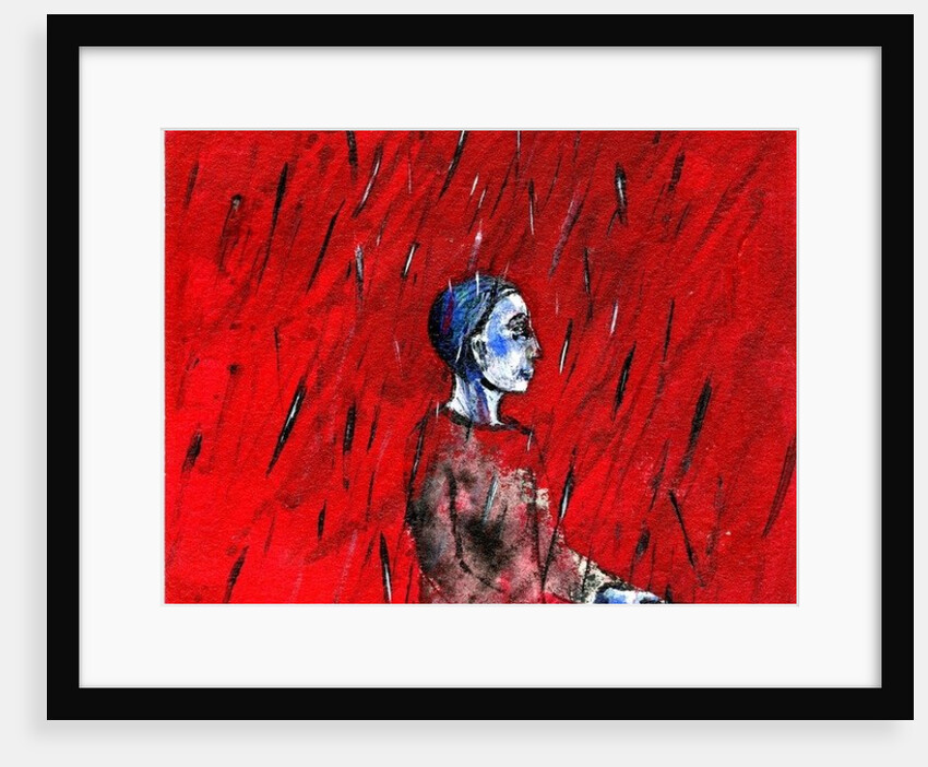 Red Night, Blue Rain, 2005 by Gigi Sudbury