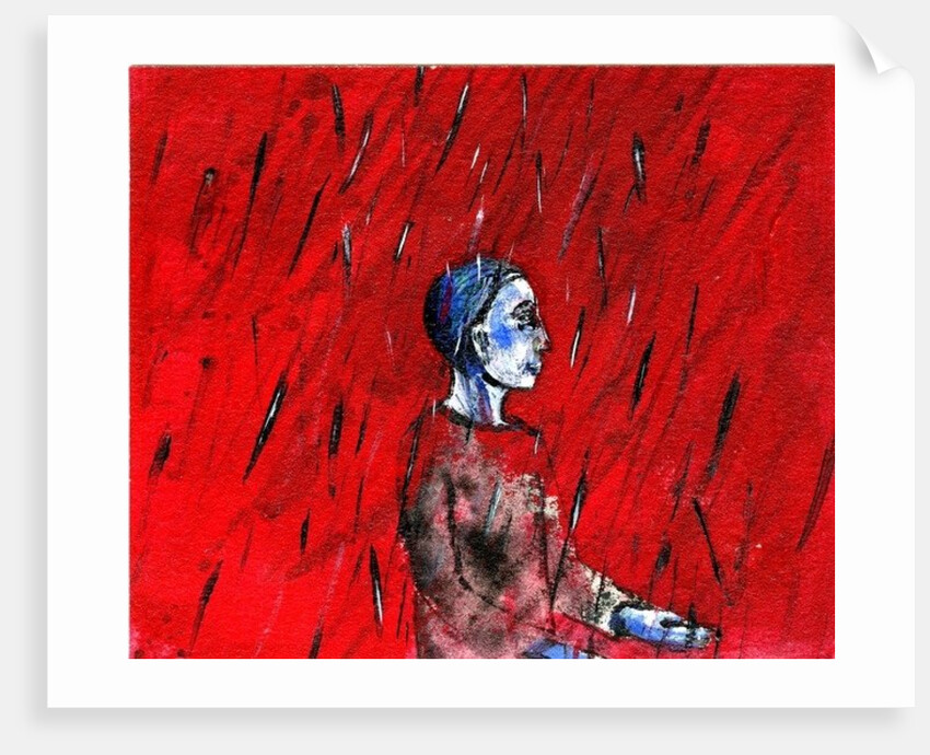 Red Night, Blue Rain, 2005 by Gigi Sudbury