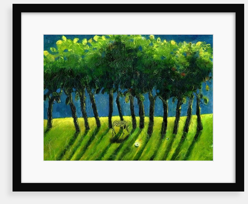 Zebra Trees, 2005 by Gigi Sudbury