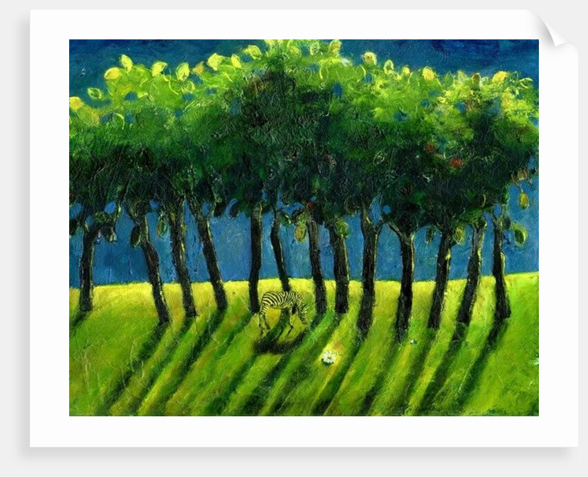 Zebra Trees, 2005 by Gigi Sudbury