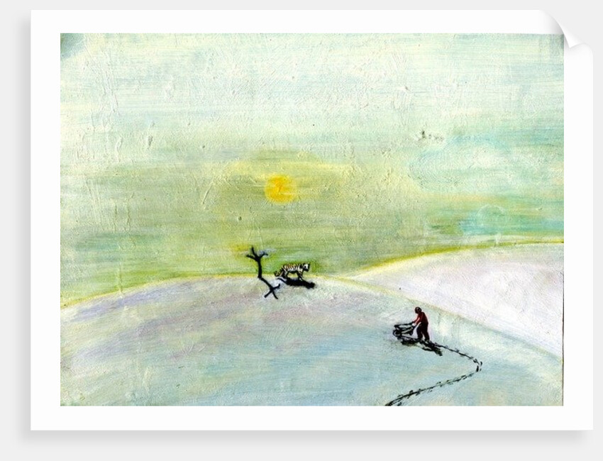 My Wheelbarrow And The Snow Tiger, 2004 by Gigi Sudbury