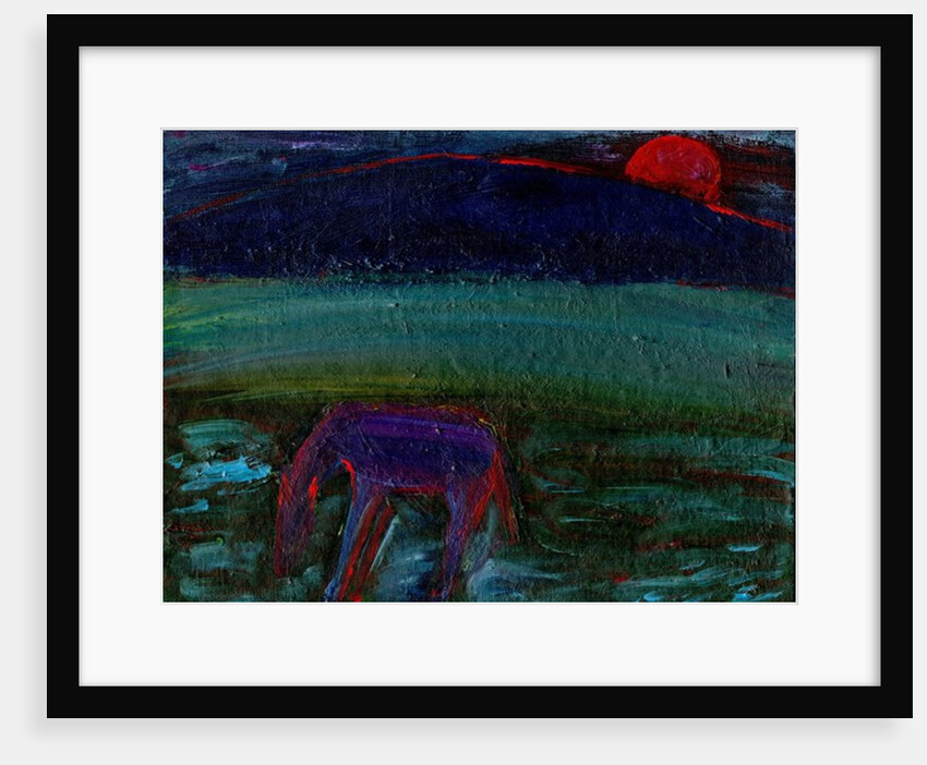 The Horse and the Red Moon, 2016 by Gigi Sudbury