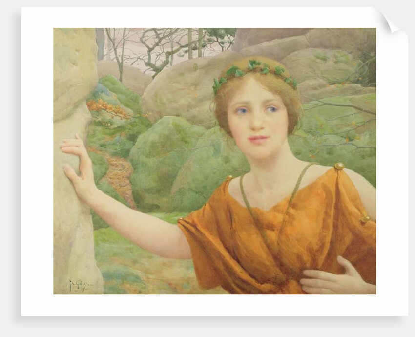 The Nymph 'Now Again She Flies Aloof' by Thomas Cooper Gotch