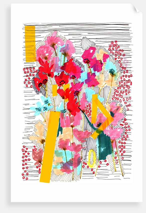 Floral Doodle 3, 2013 by Jo Chambers