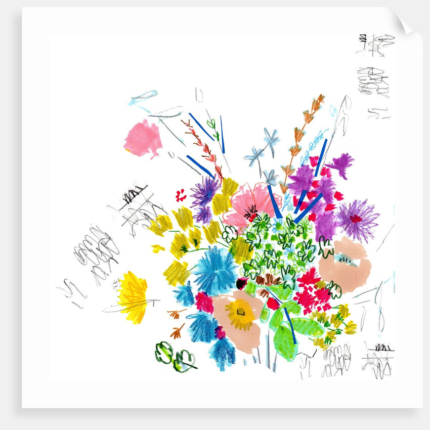 Floral Sketch, 2014 by Jo Chambers