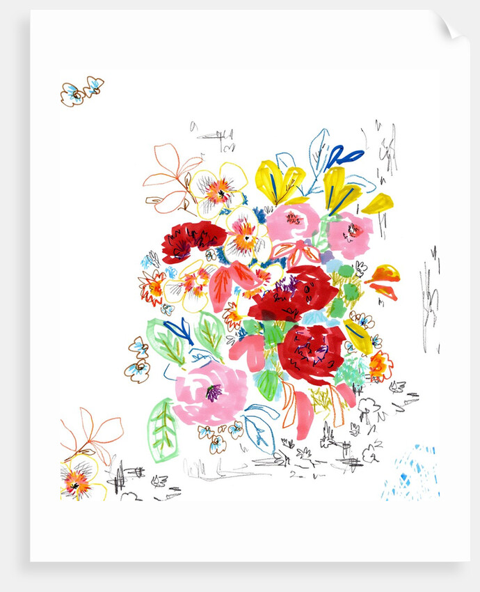 Floral Sketch 3, 2014 by Jo Chambers