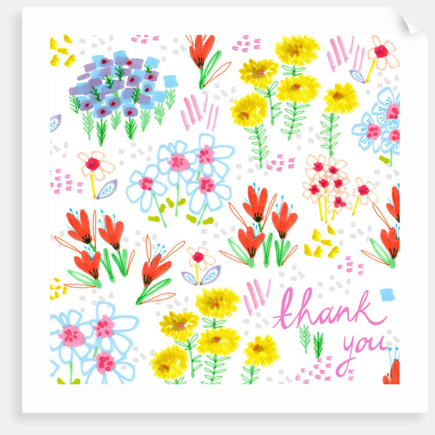 Floral Garden - Thank You, 2014 by Jo Chambers