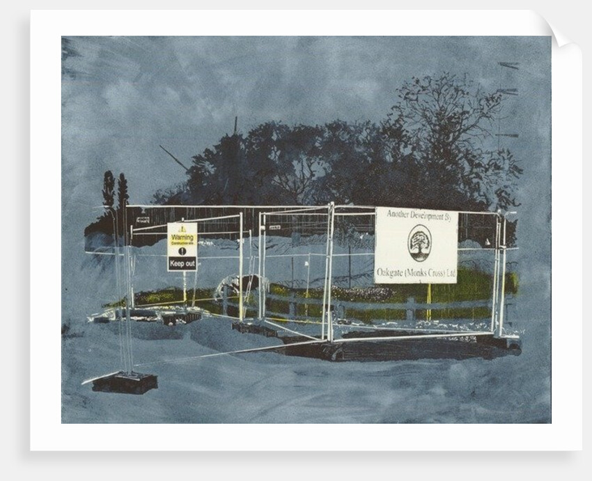 An impact on the landscape, 2014 by Catherine Sutcliffe-Fuller