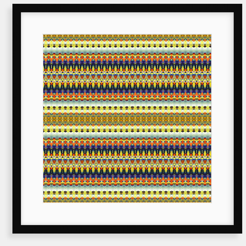 Tribal Orange Stripe by Robyn Parker